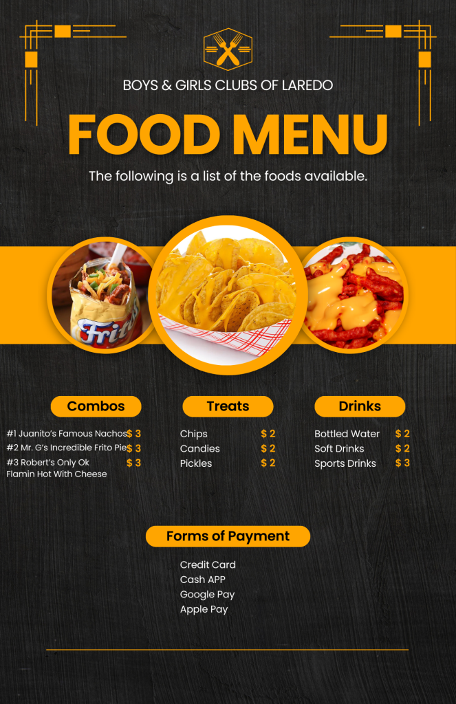 Black And Orange Modern Food Menu (2)