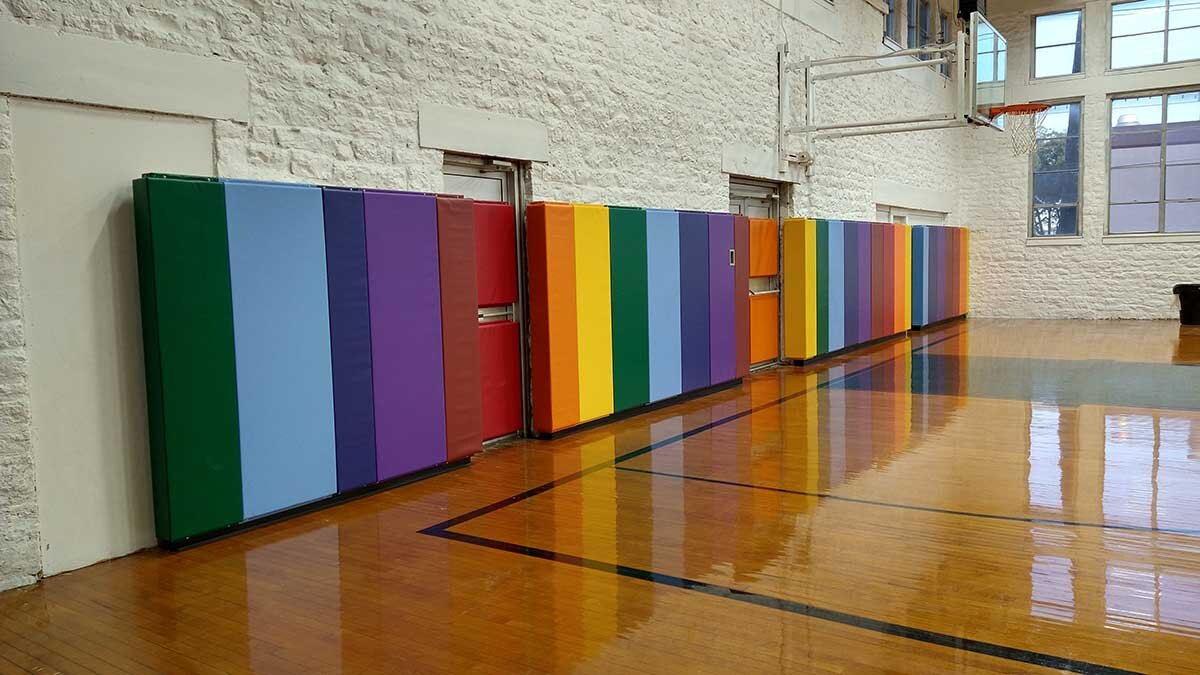 Boys And Girls Clubs Of Laredo Wall Pads At Rear Wall